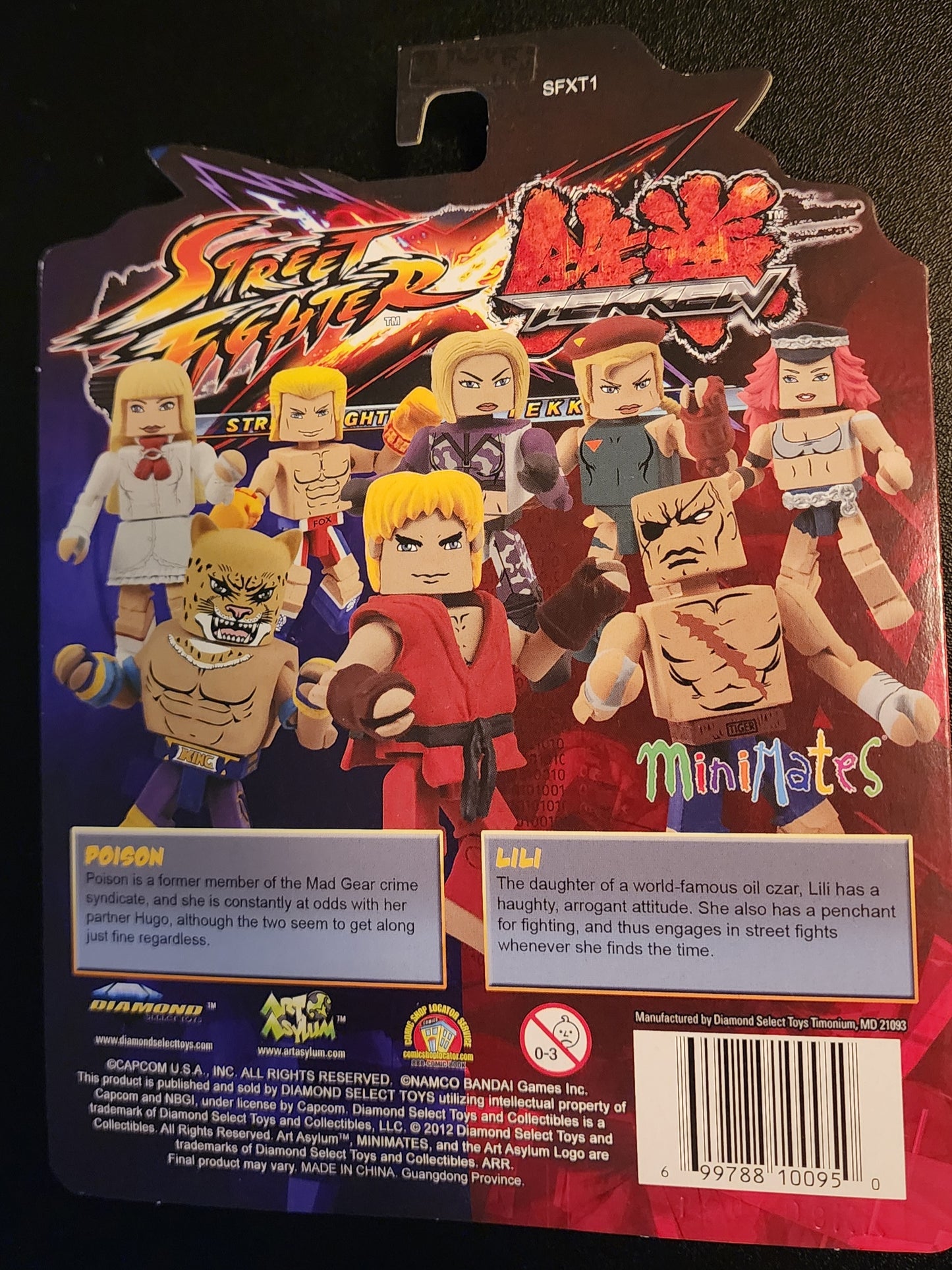 Street Fighter x Tekken MiniMates - Poison and Lili Rocheforte Figures