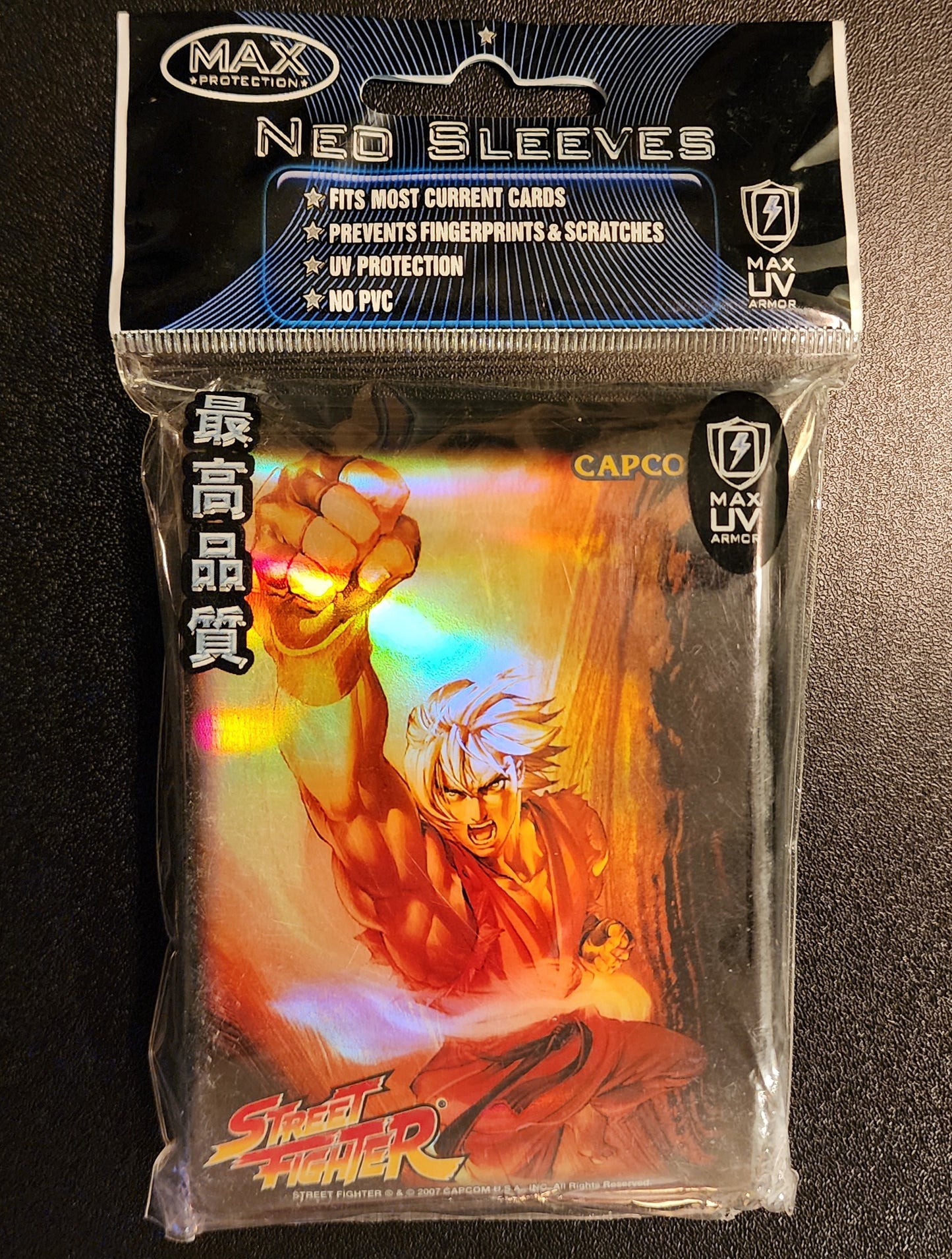 Ken Masters Street Fighter Max Protection Neo Sleeves Pack