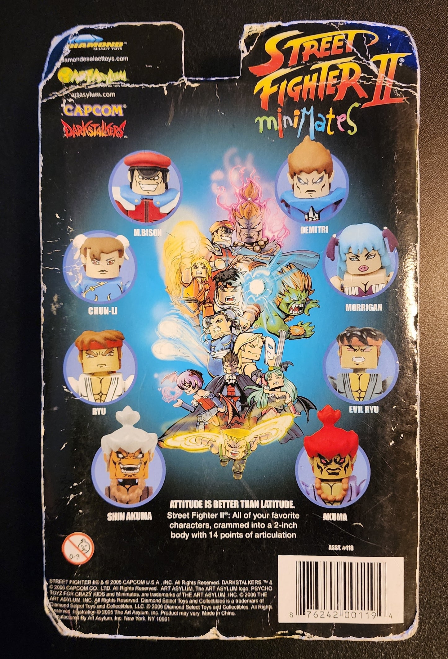 Street Fighter II × Darkstalkers 4-Pack: Evil Ryu, Akuma, Morrigan, Demitri