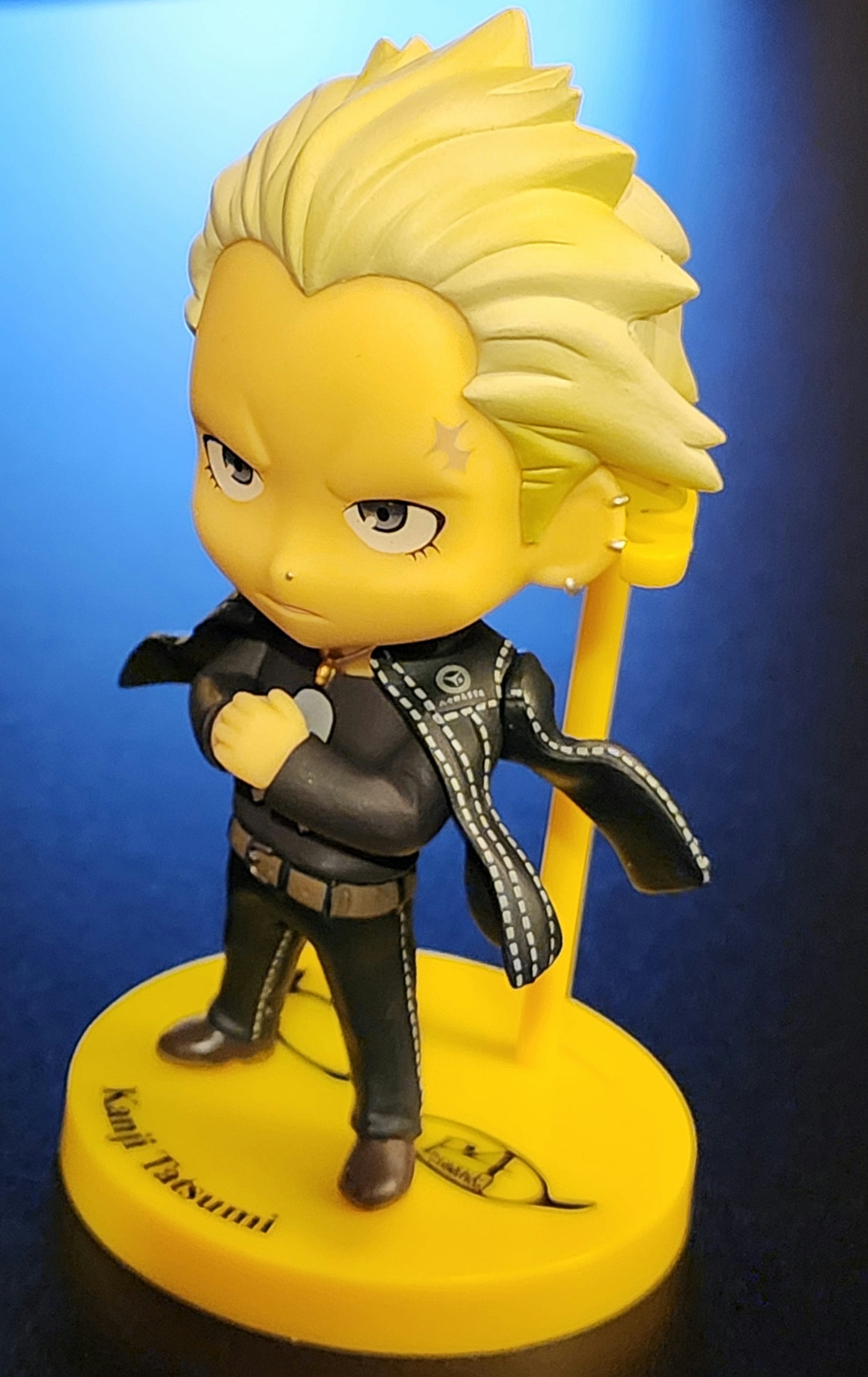 Persona 4 Kanji Tatsumi Happy Lottery Chibi Figure with Card
