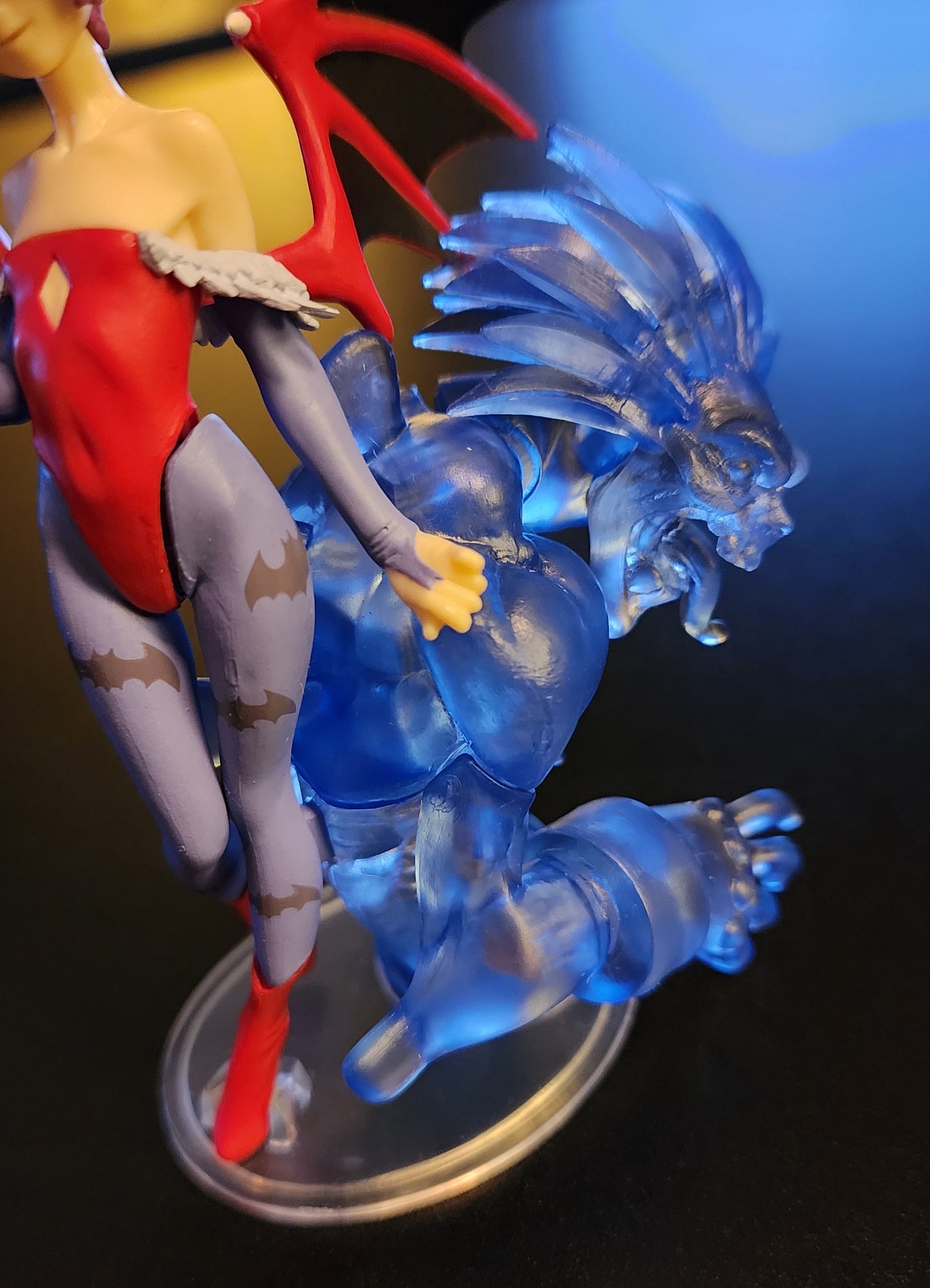 Lilith Aensland Namco x Capcom Bandai Figure (with Lord Raptor / Zabel Base)