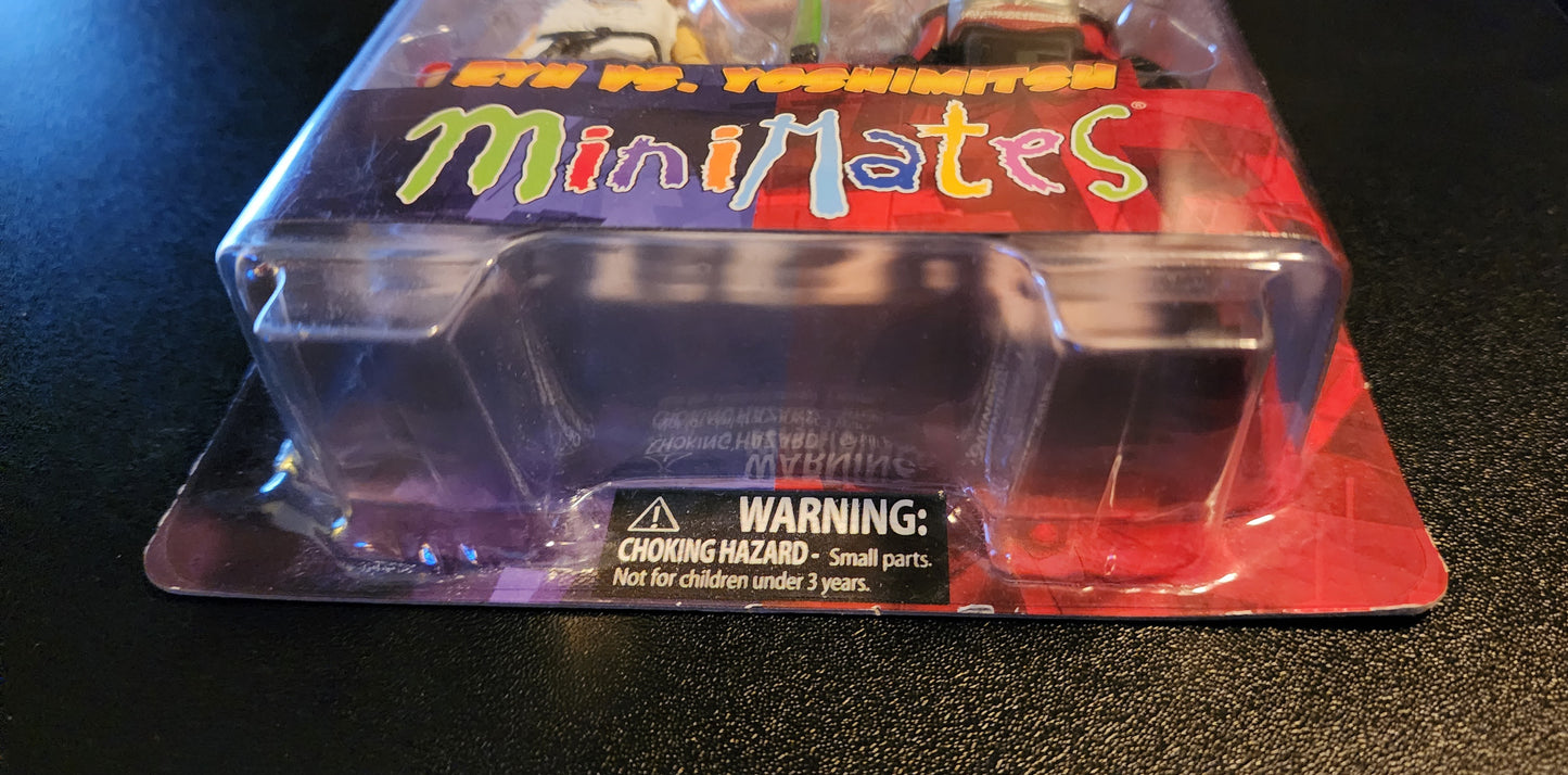Street Fighter x Tekken MiniMates - Ryu and Yoshimitsu Figures