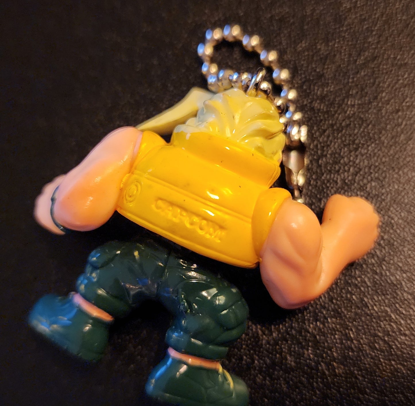 Charlie Nash Vintage Street Fighter Alpha Keychain Figure