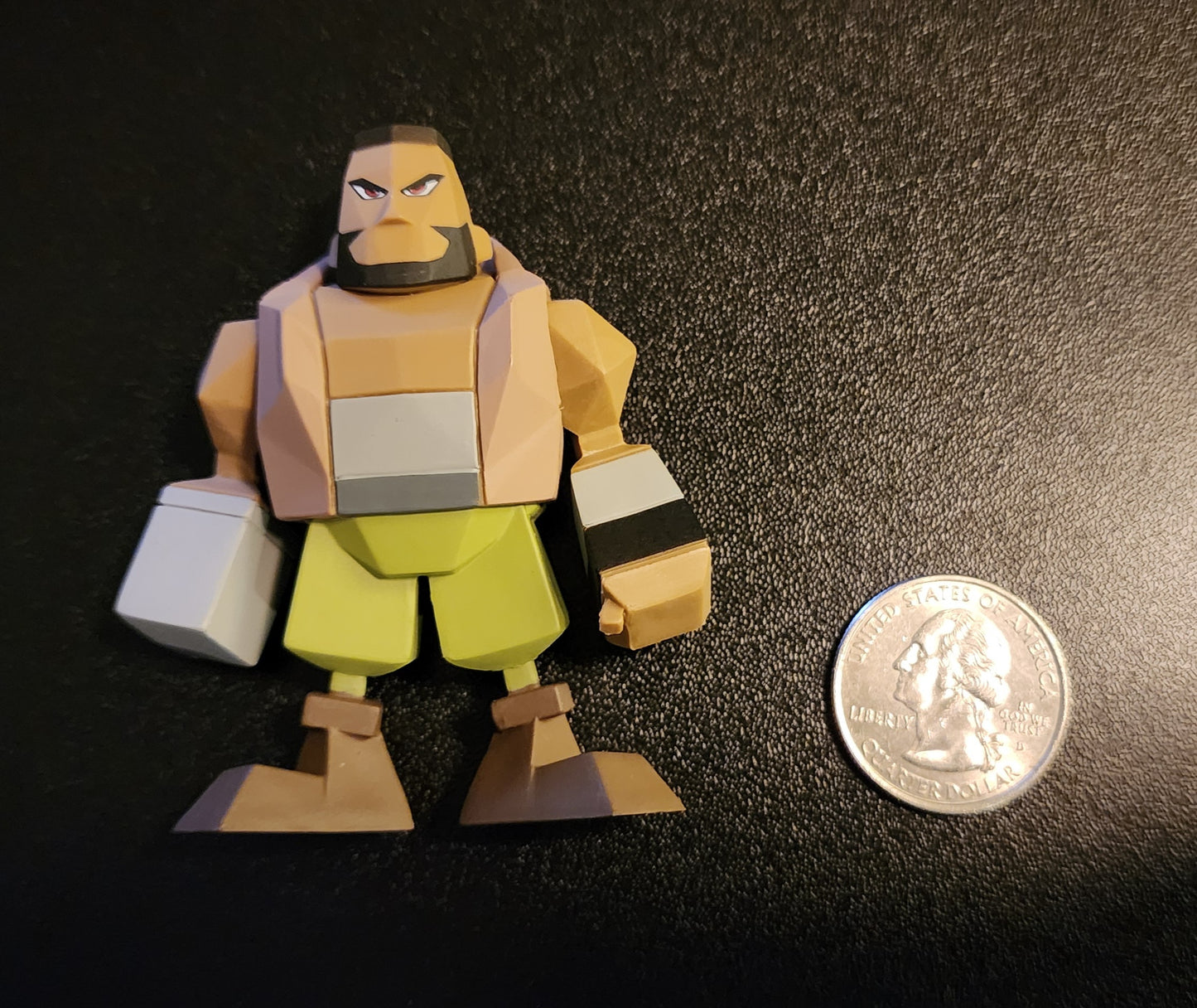 Barret Wallace Final Fantasy 7 Polygonal Model Figure