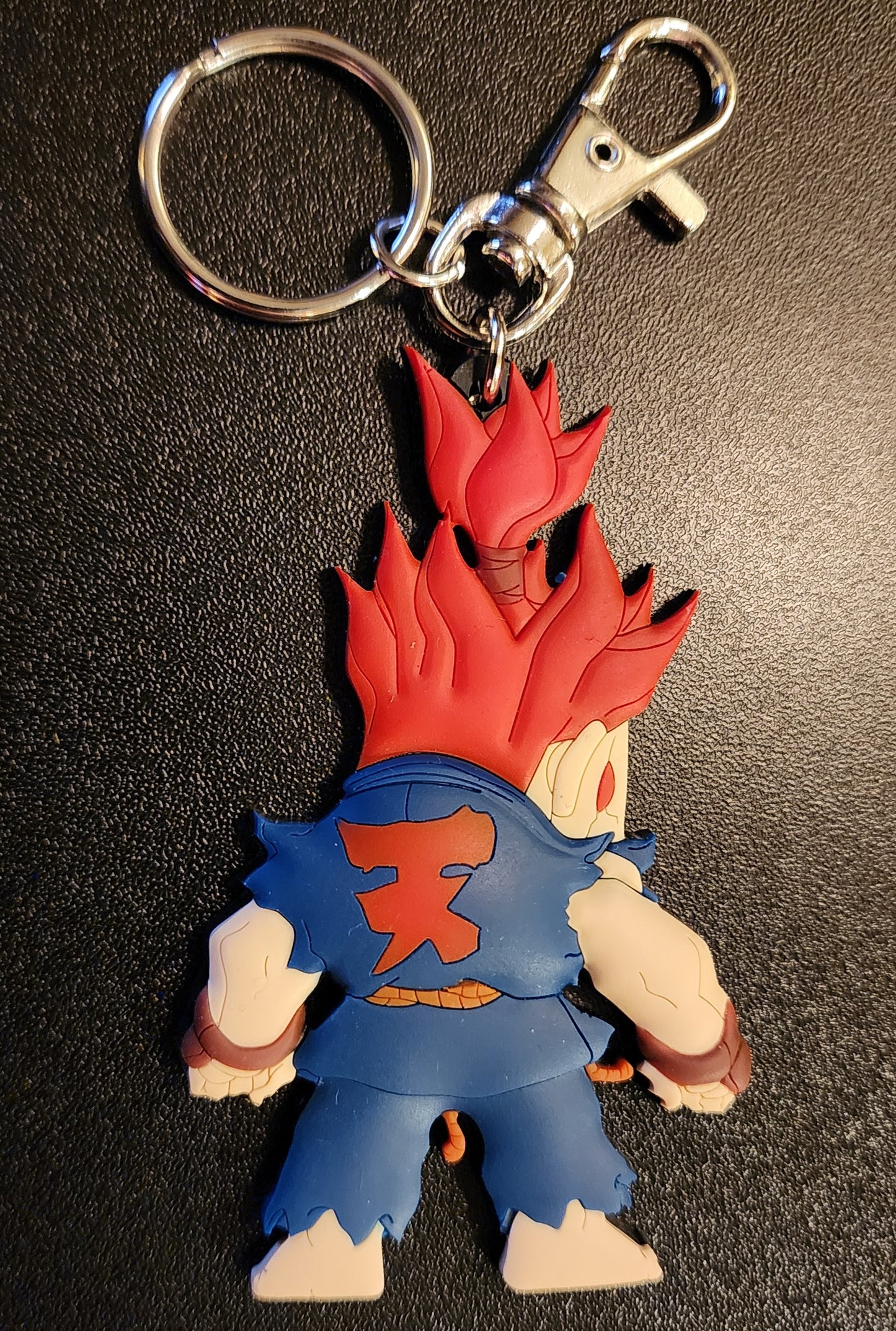 Akuma / Gouki Super Puzzle Fighter Chibi Capcom Keychain