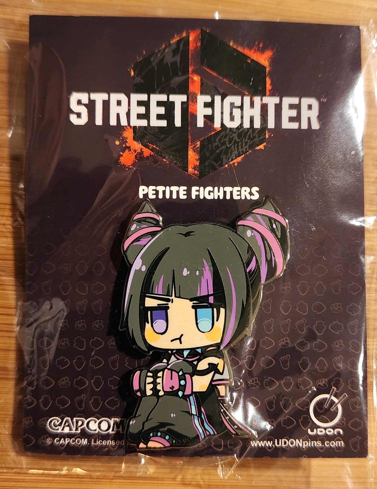 Juri Han Street Fighter 6 "Petite Fighters" Chibi Enamel Pin