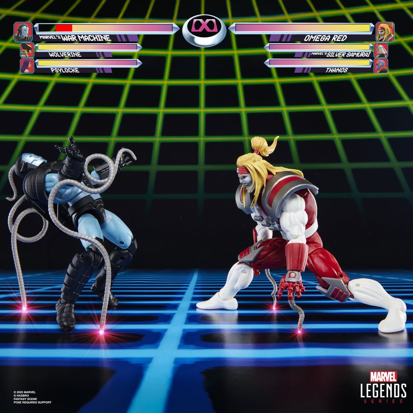War Machine Vs. Omega Red MVC2 Gamerverse Hasbro Marvel Legends 2-Pack