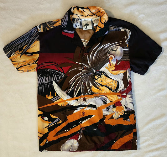 Haohmaru Samurai Spirits RARE Vintage Button Down Shirt (Child Size)