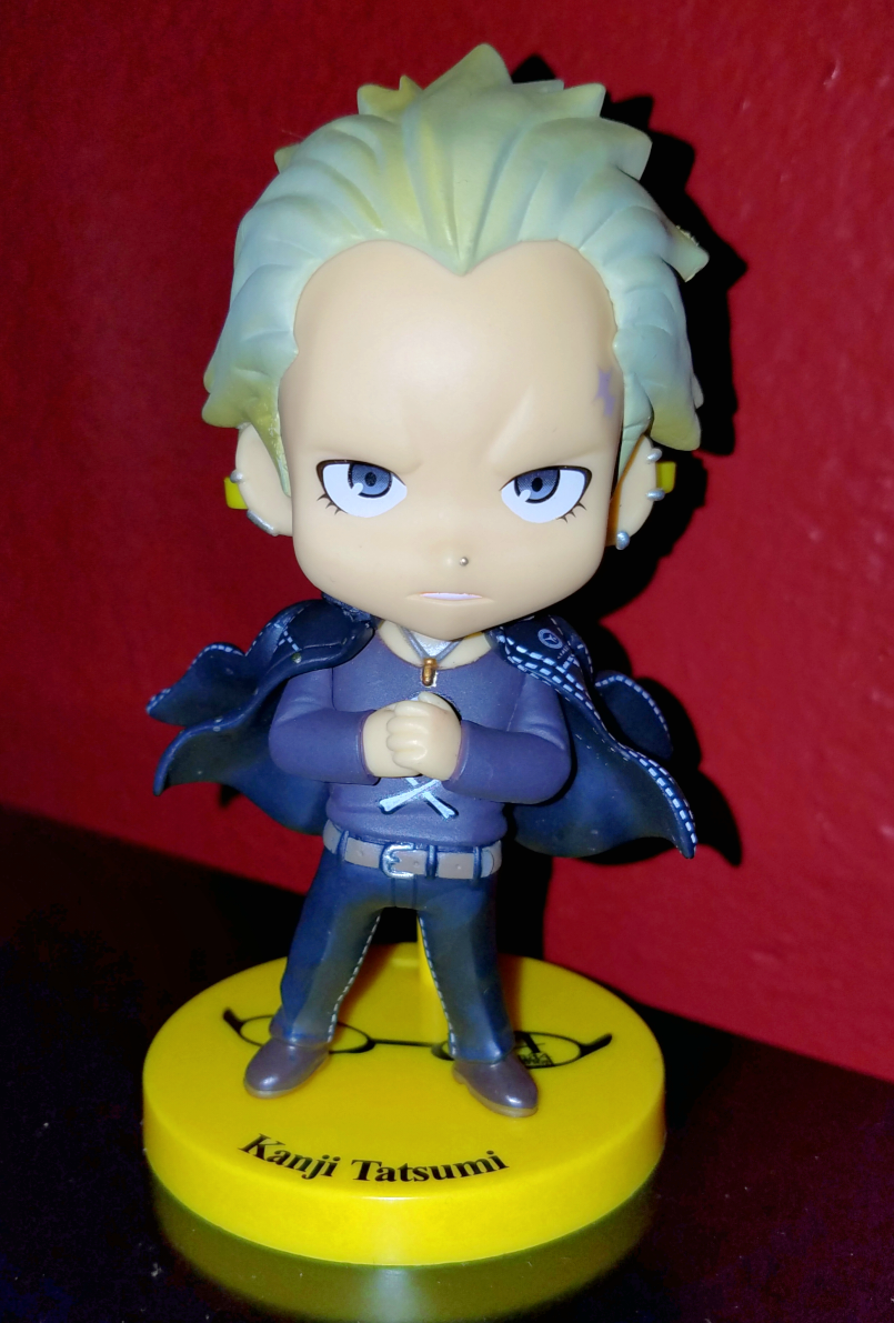 Persona 4 Kanji Tatsumi Happy Lottery Chibi Figure with Card