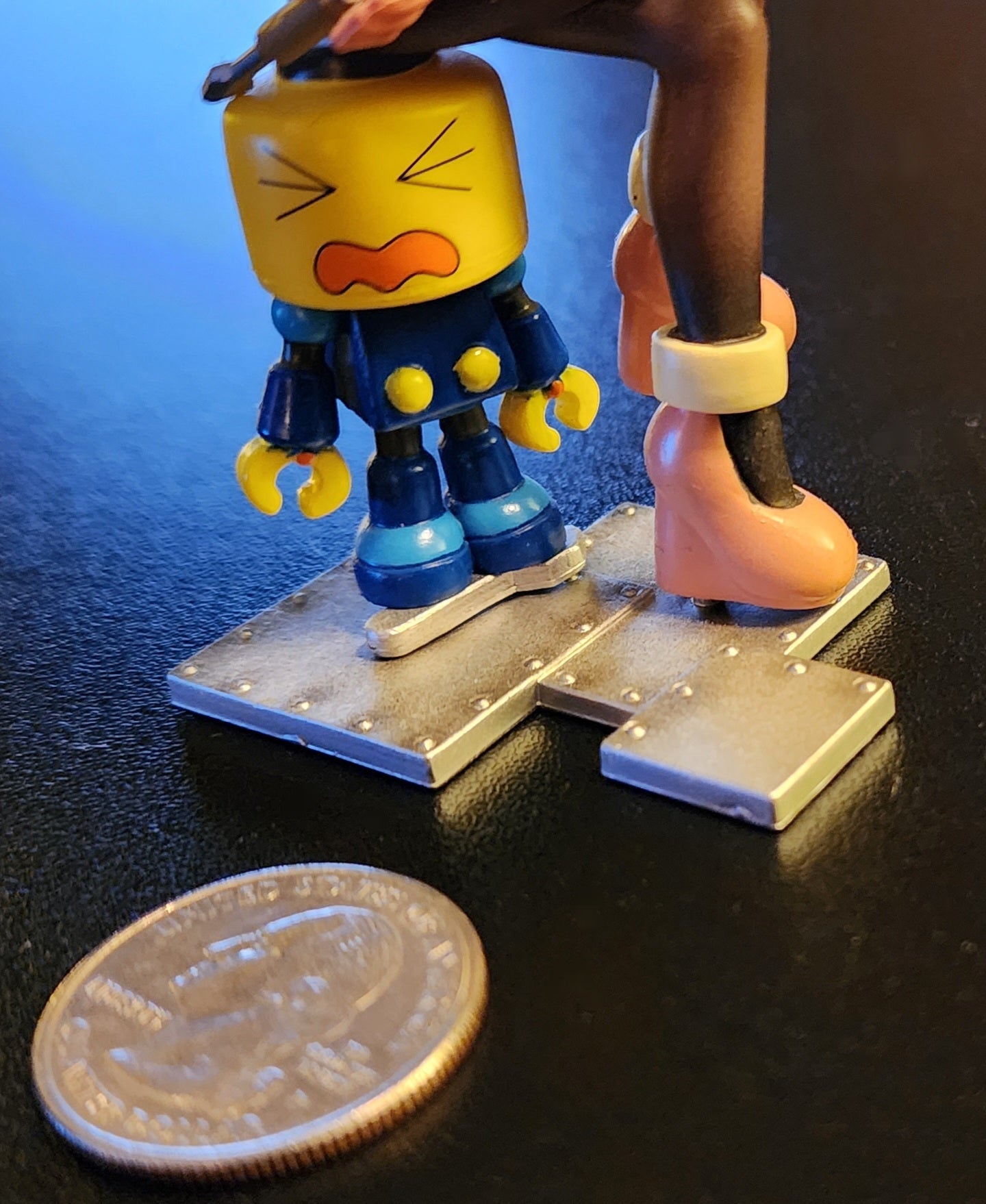 Tron Bonne Namco × Capcom Secret Version Gashapon Figure (with Servbot / Kobun)
