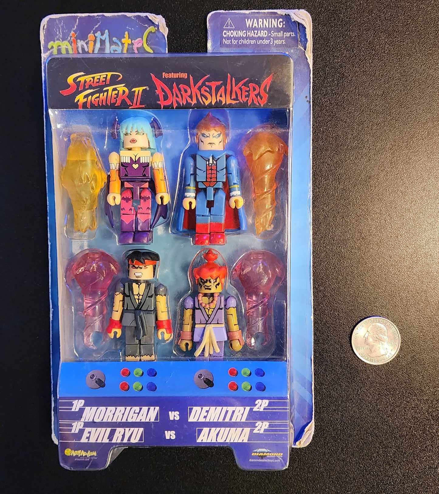 Street Fighter II × Darkstalkers 4-Pack: Evil Ryu, Akuma, Morrigan, Demitri