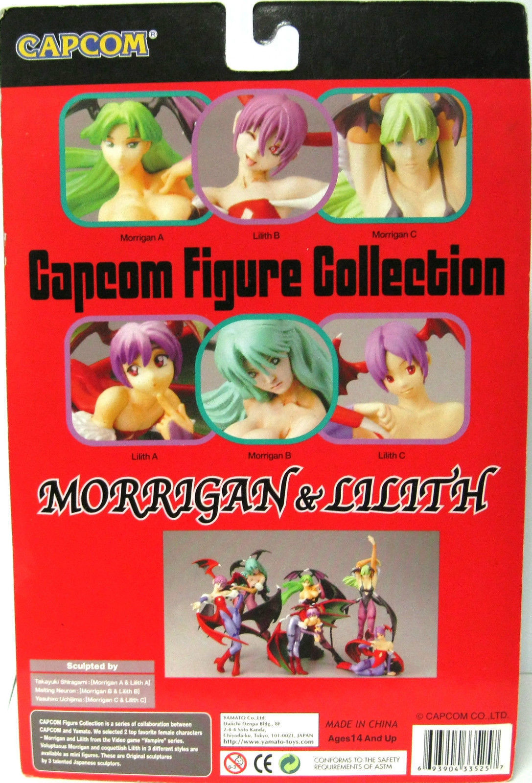 Lilith Aensland Darkstalkers Yamato "Sitting Pose" Capcom Collection Figure