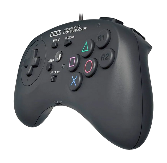 HORI Japan Fighting Commander Wired Pad for PS4 / PS3 / PC (Model PS4-044U)