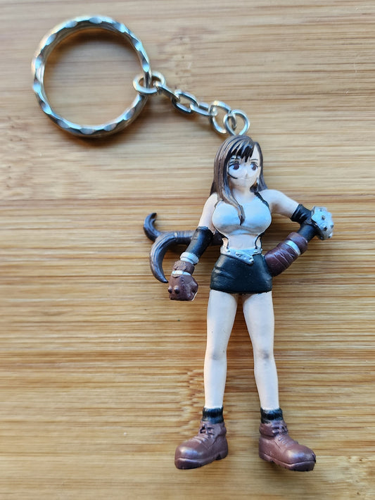 Tifa Lockhart Final Fantasy 7 Vintage Keychain Figure