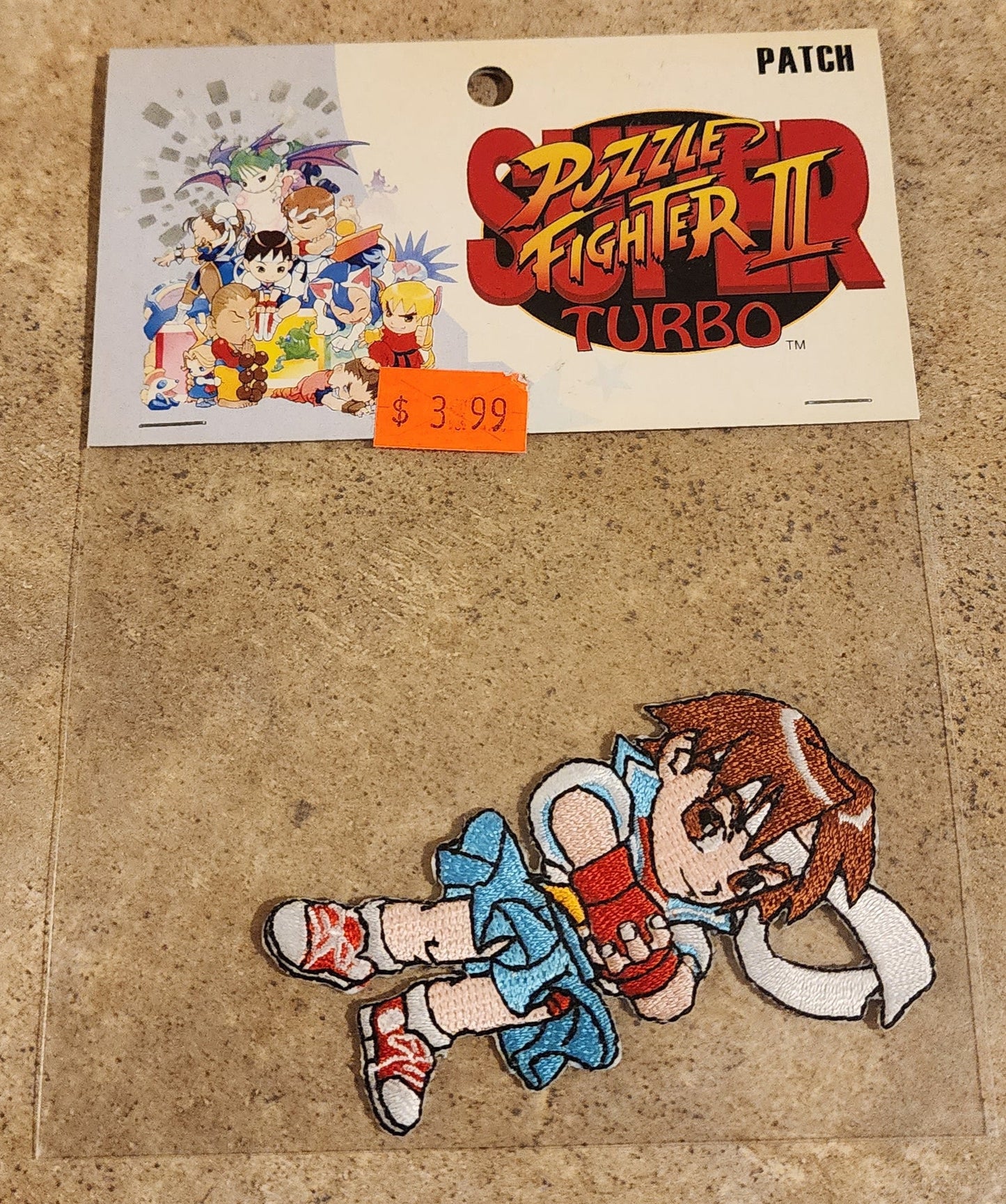 Sakura Kasugano Super Puzzle Fighter 2 Turbo Fabric Patch