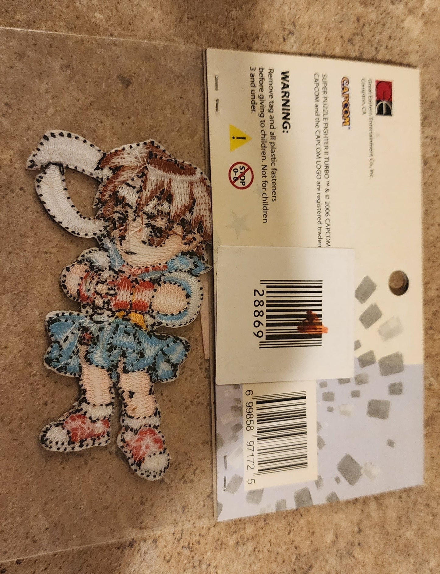 Sakura Kasugano Super Puzzle Fighter 2 Turbo Fabric Patch