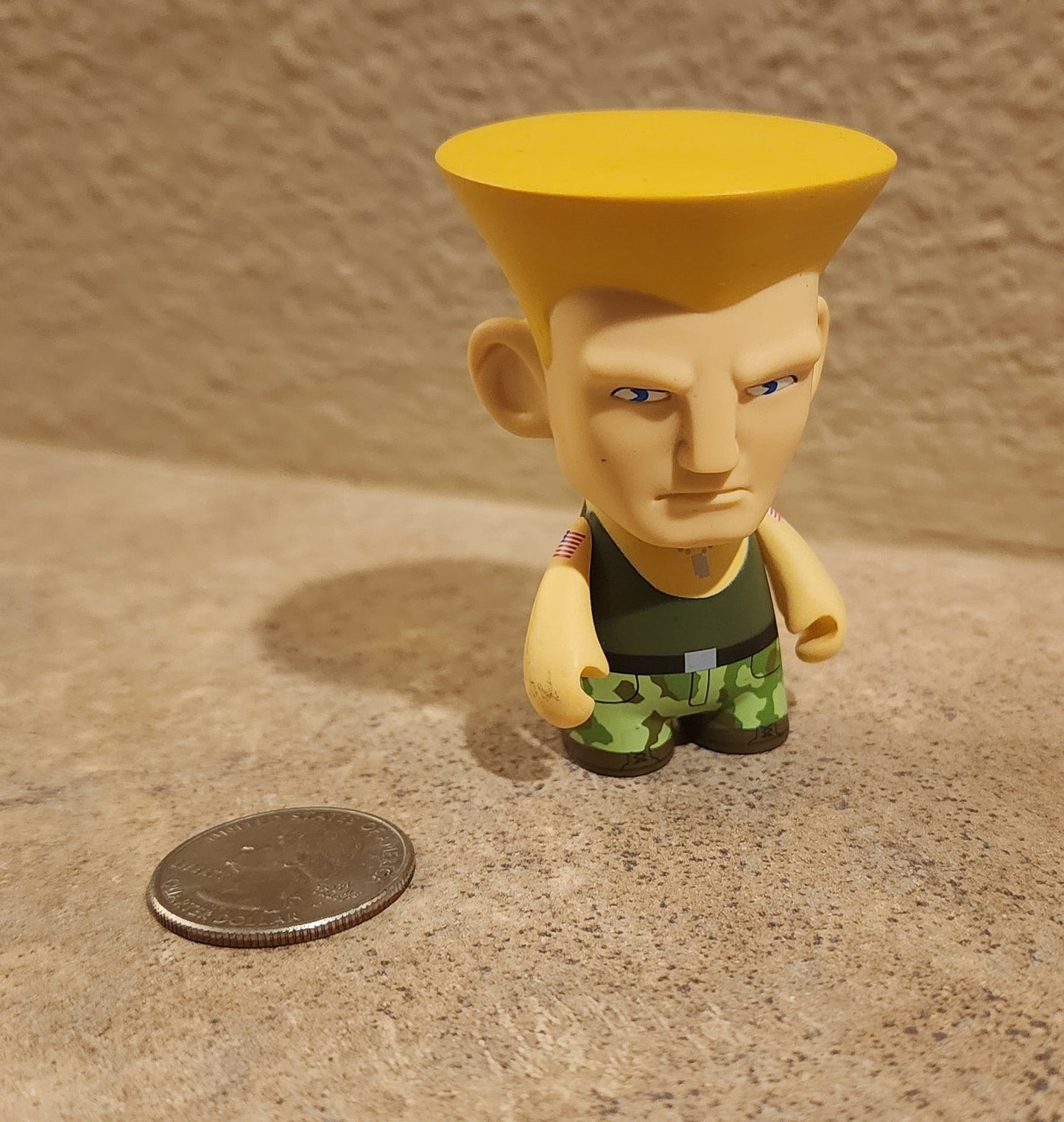 Guile Kidrobot X Street Fighter Figurine