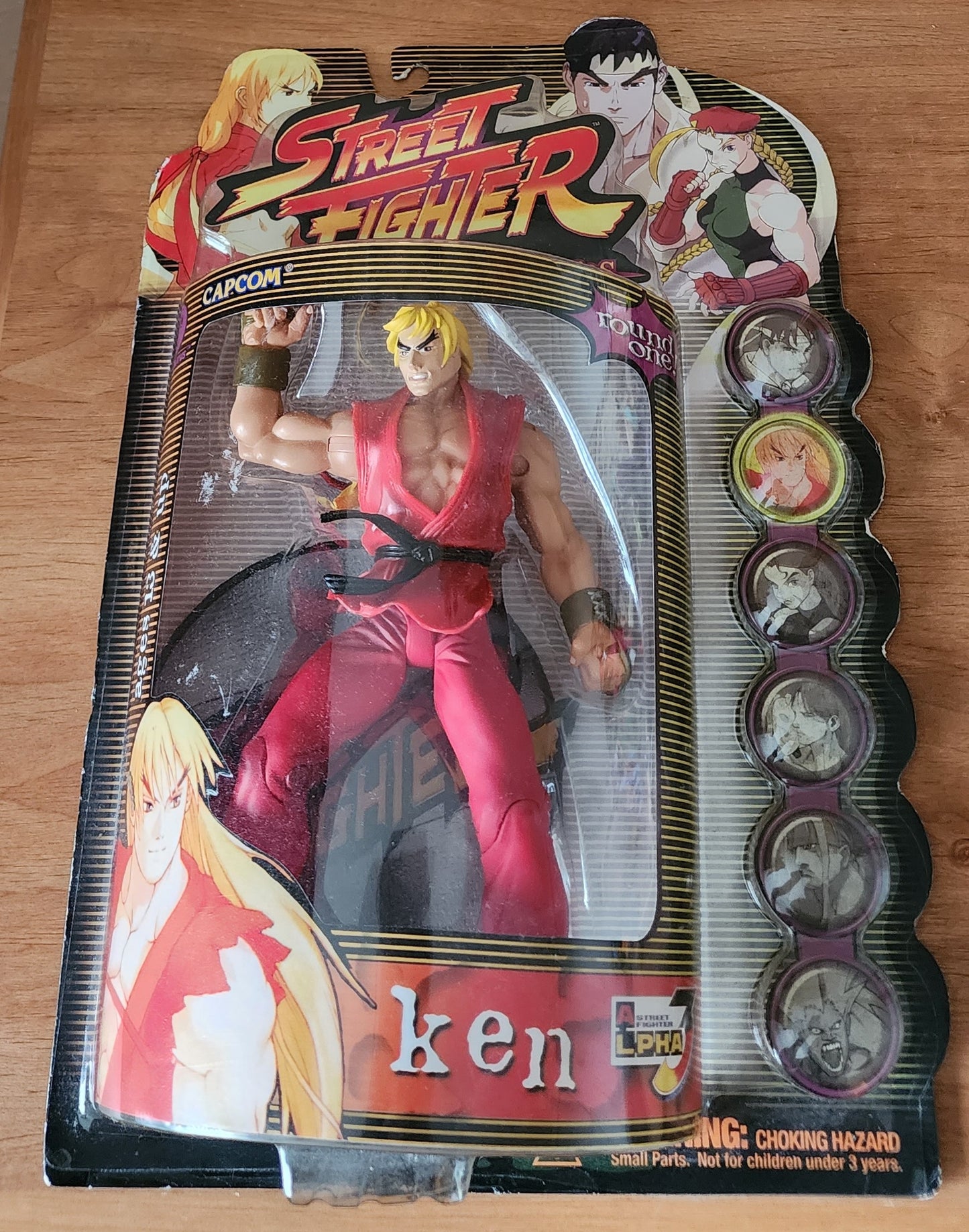 Ken Masters ReSaurus Street Fighter Round 1 Action Figure (Sealed)