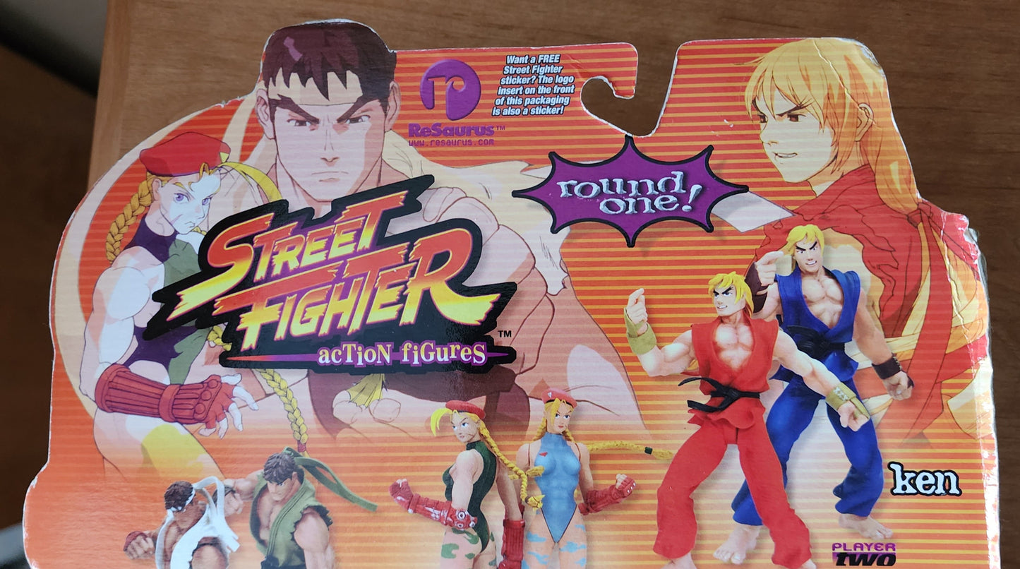 Ken Masters ReSaurus Street Fighter Round 1 Action Figure (Sealed)