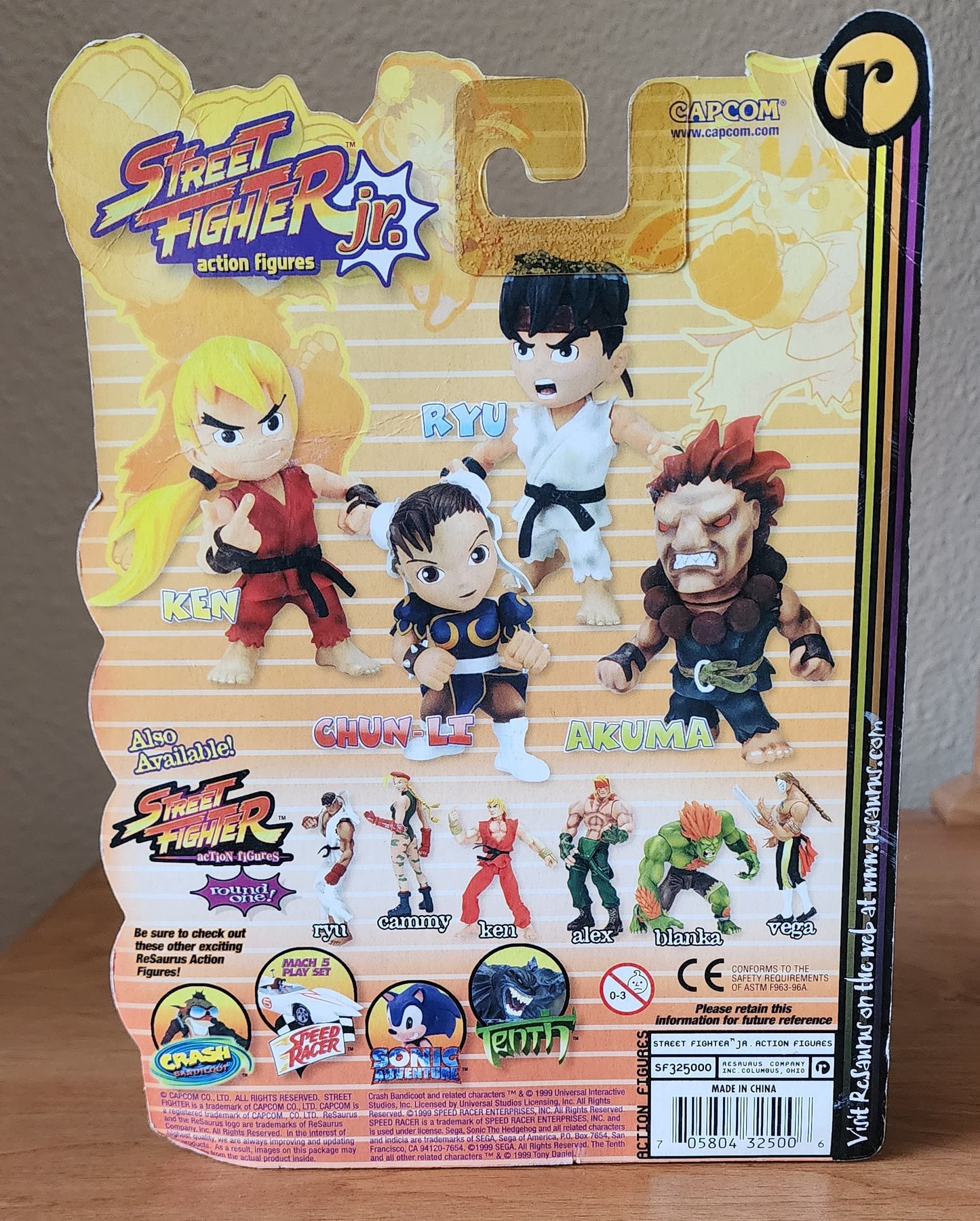 Ryu ReSaurus "Street Fighter Jr." Round 1 Figure (Sealed)