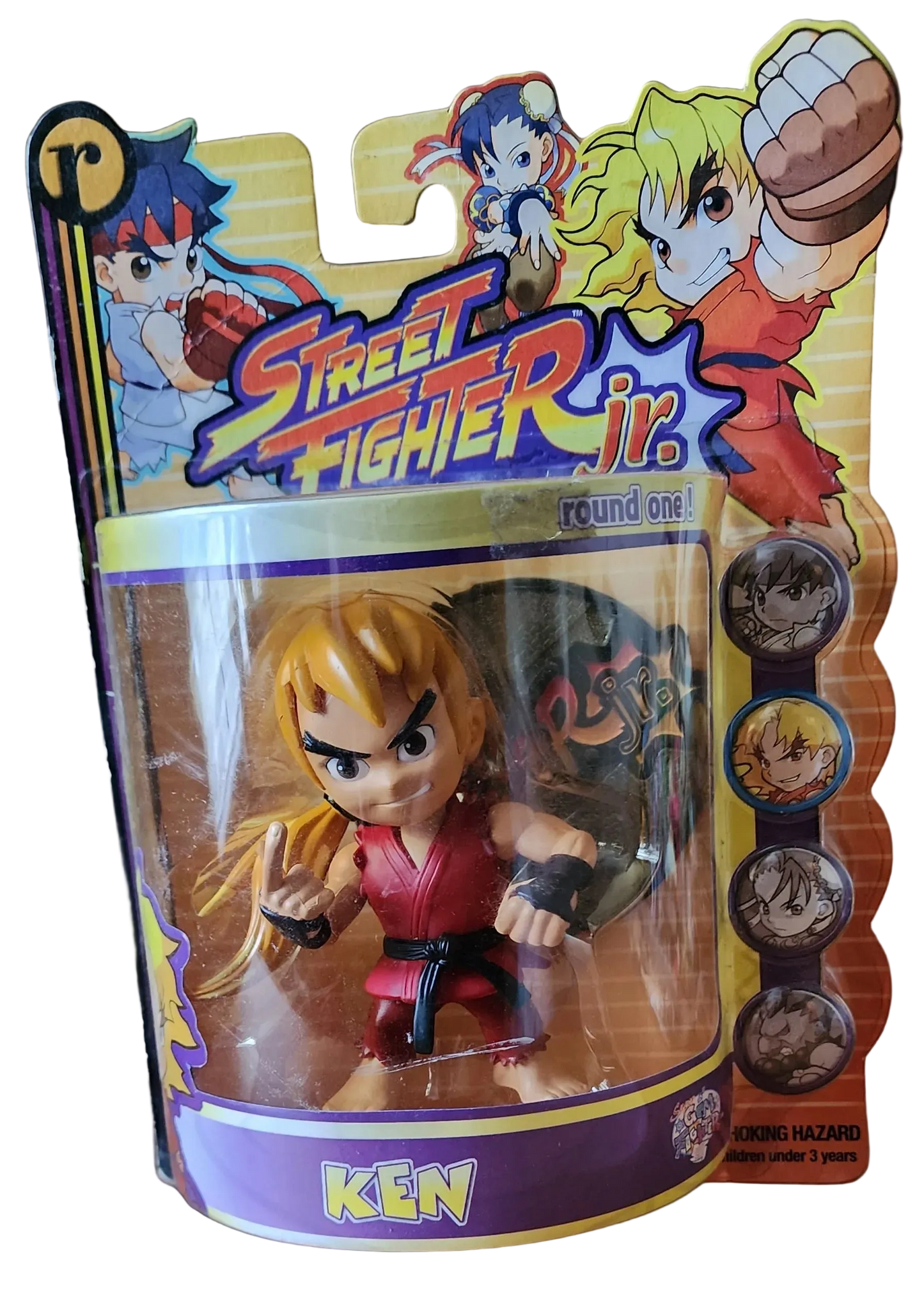 Ken Masters ReSaurus "Street Fighter Jr." Round 1 Action Figure (Sealed)