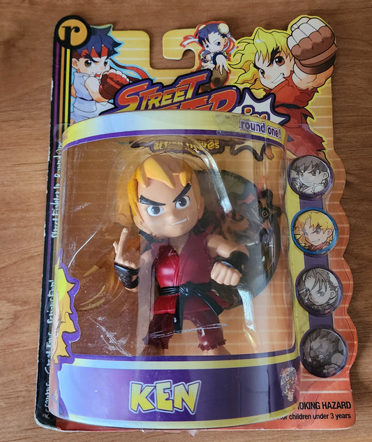 Ken Masters ReSaurus "Street Fighter Jr." Round 1 Action Figure (Sealed)