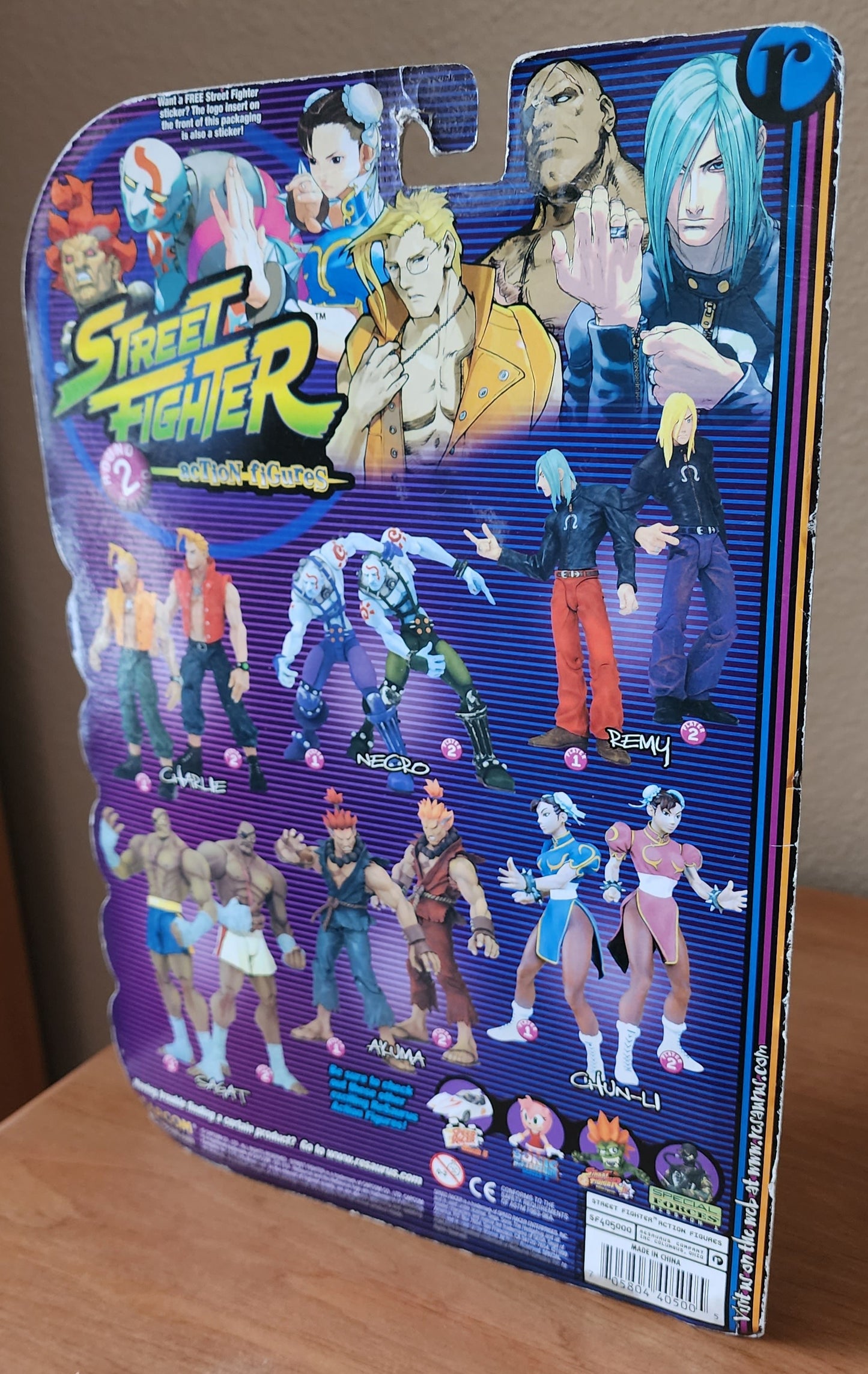 Remy ReSaurus Street Fighter Round 2 Action Figure (2P Color Variant)