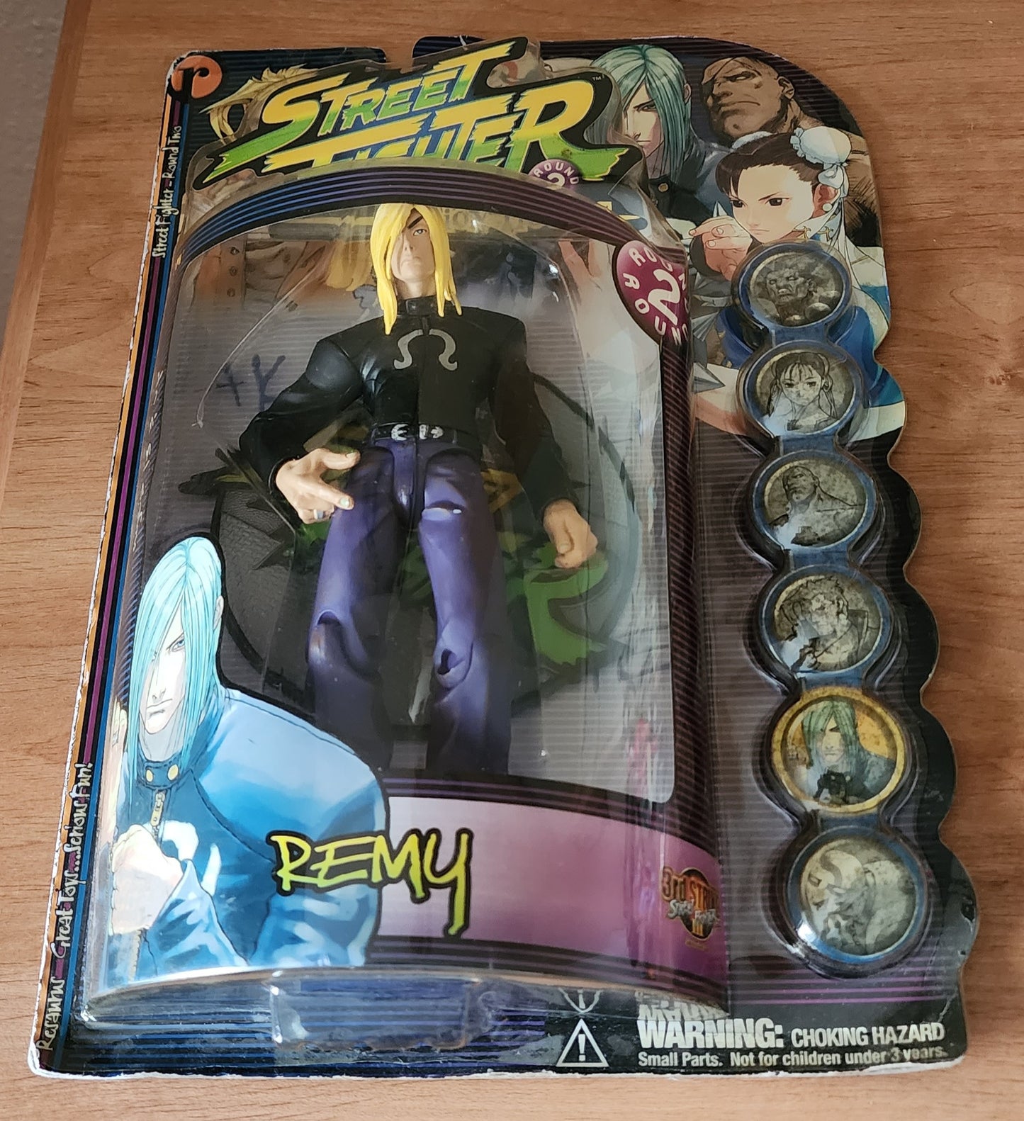 Remy ReSaurus Street Fighter Round 2 Action Figure (2P Color Variant)