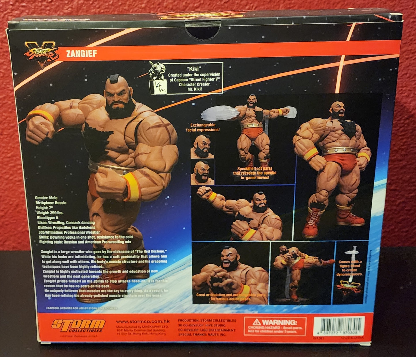 Zangief Street Fighter V Storm Collectibles Action Figure