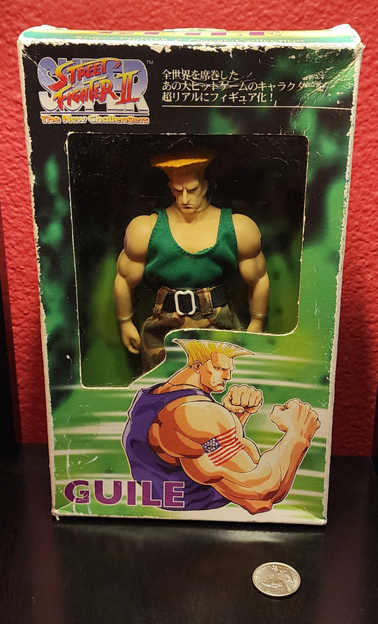 Guile Super Street Fighter II Rare Doll Figure