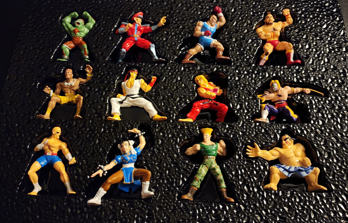 Street Fighter II Bandai "Charafullworld" Figures Collection (full set of 12)