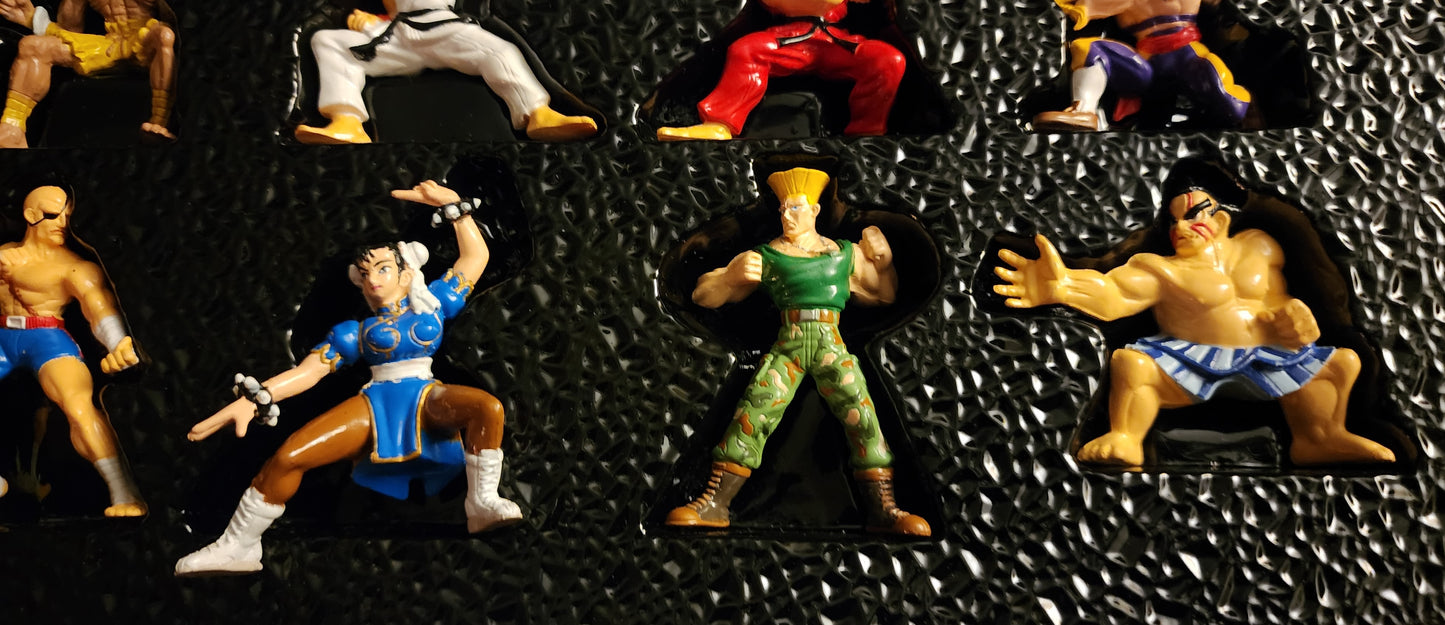 Street Fighter II Bandai "Charafullworld" Figures Collection (full set of 12)