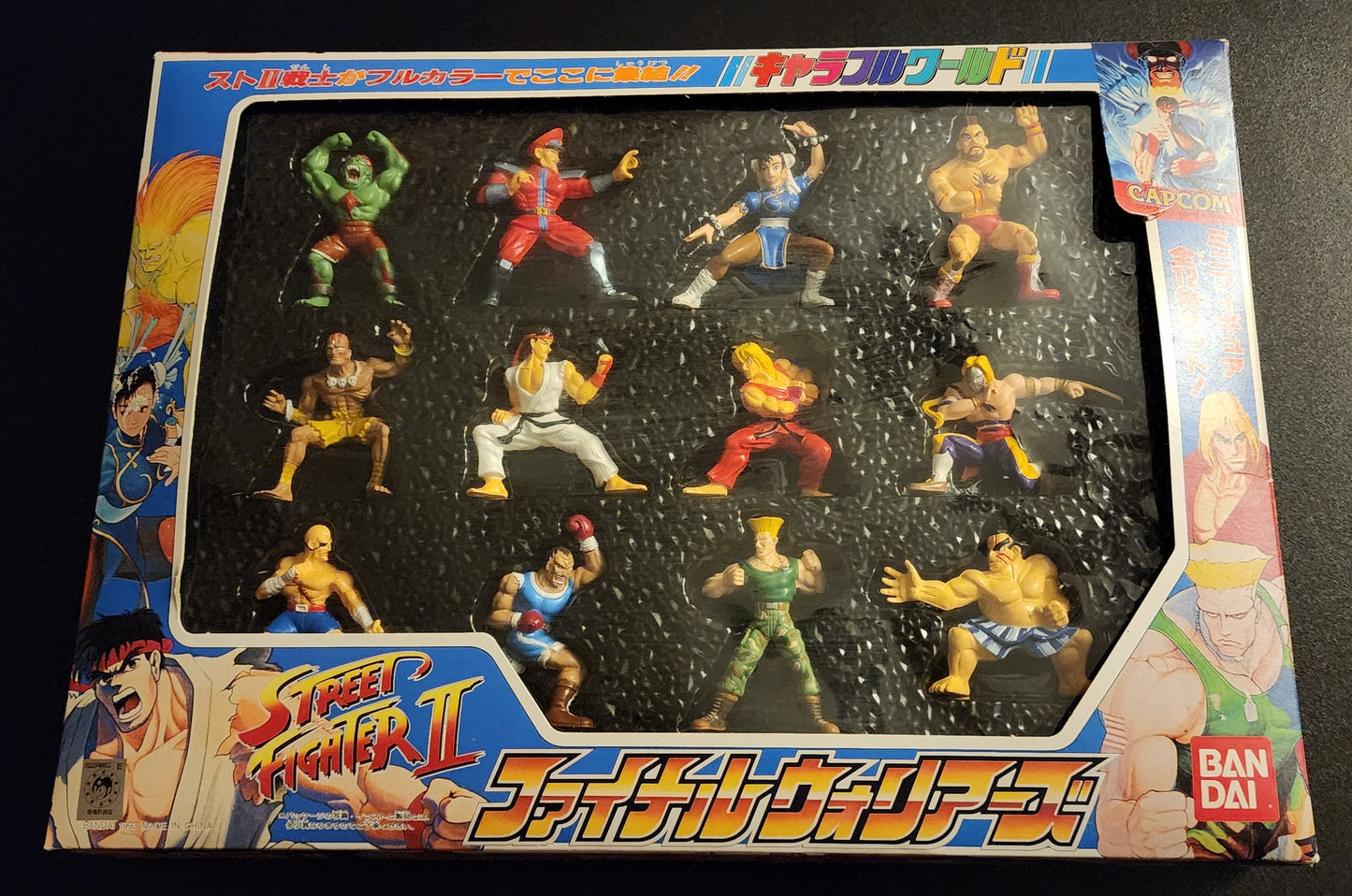 Street Fighter II Bandai "Charafullworld" Figures Collection (full set of 12)