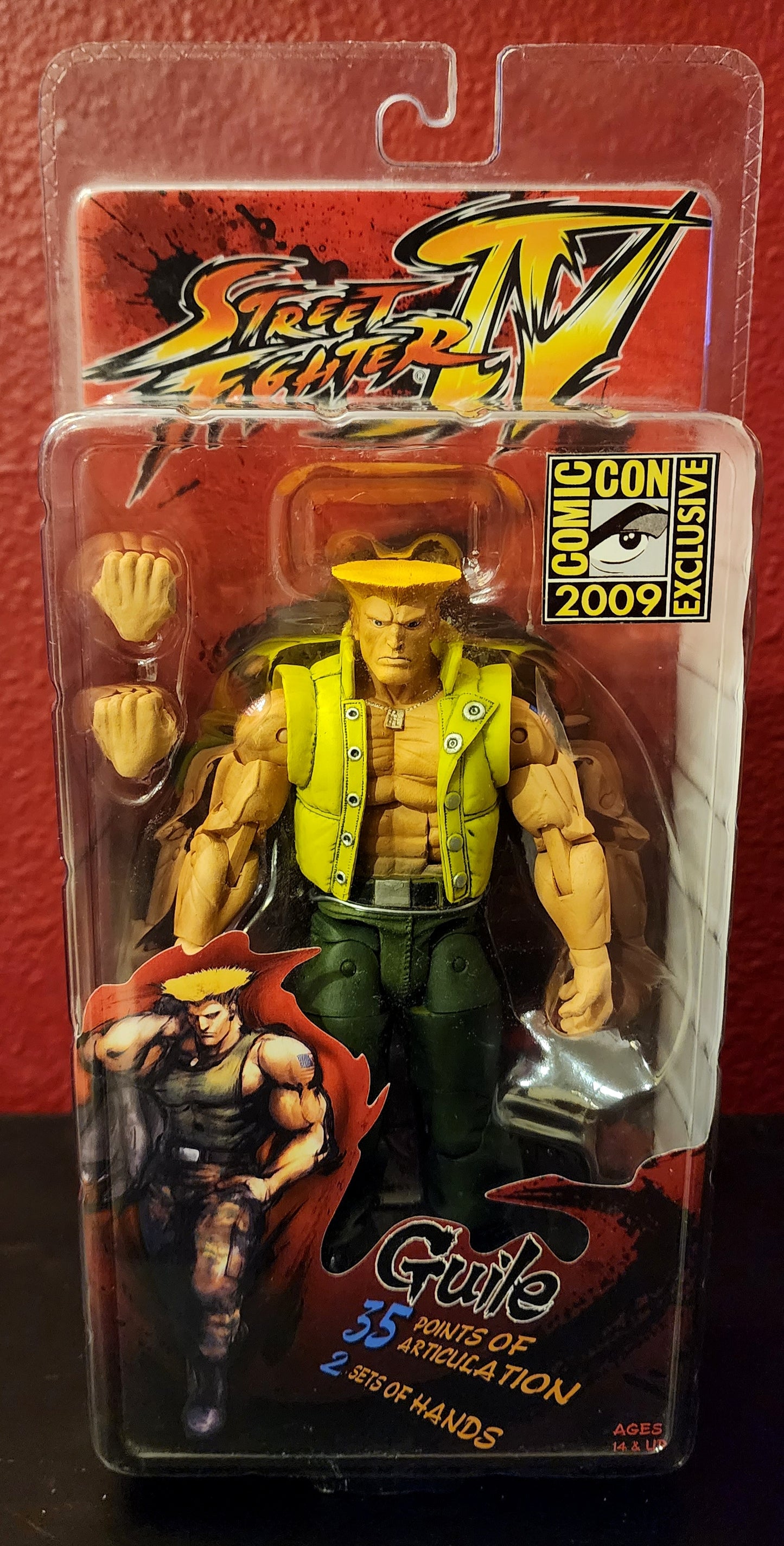 Guile NECA Action Figure (Charlie costume variant)