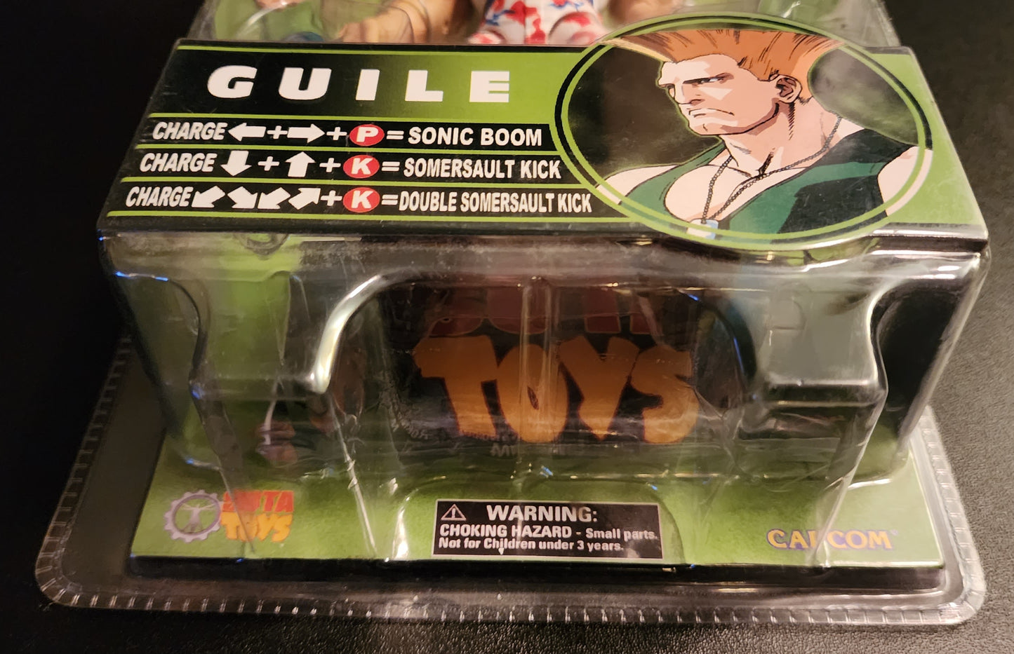 Guile SOTA Action Figure - Round 3 (Red, White, and Blue Version)