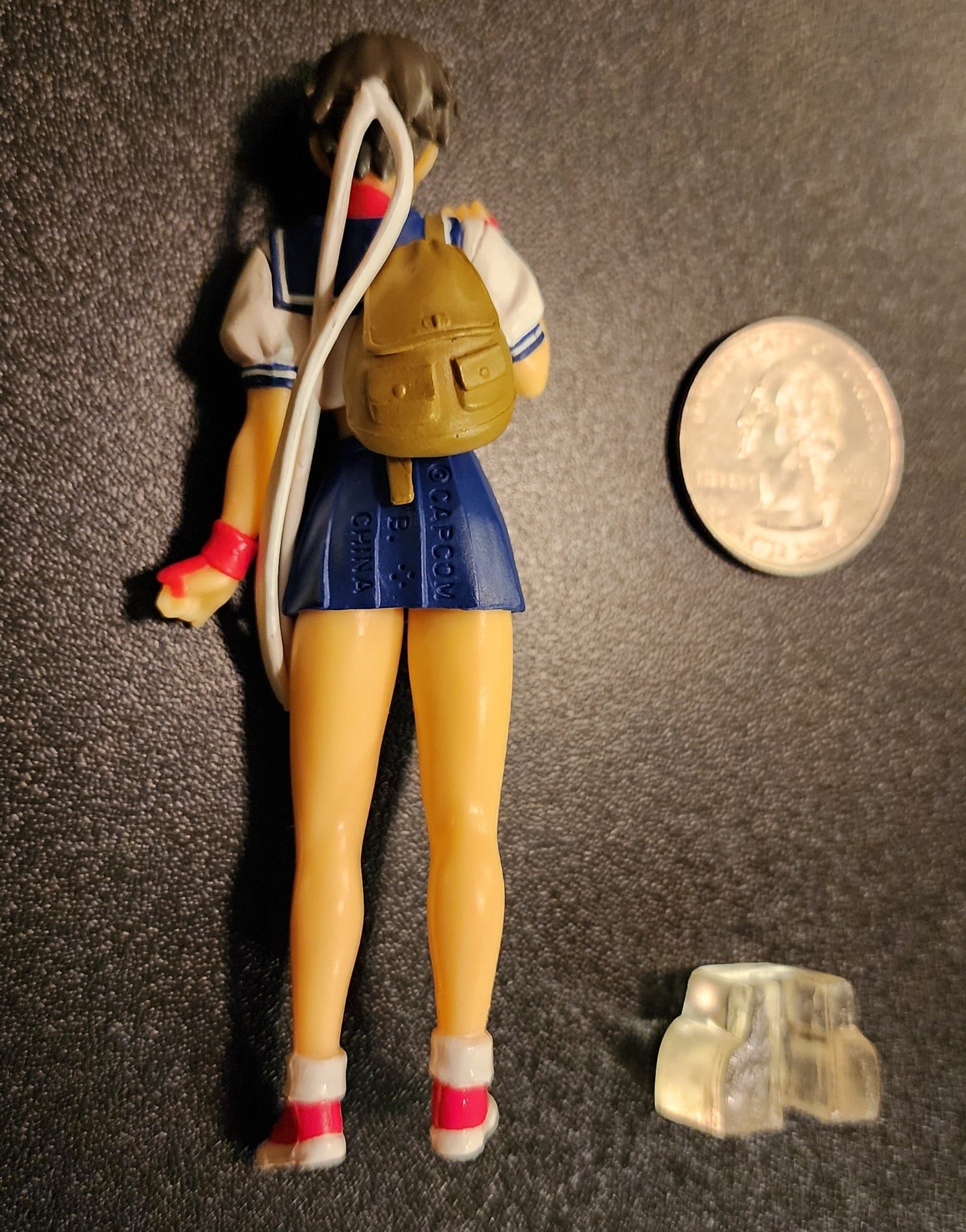 Sakura Kasugano with Backpack Street Fighter Alpha Gashapon Figure