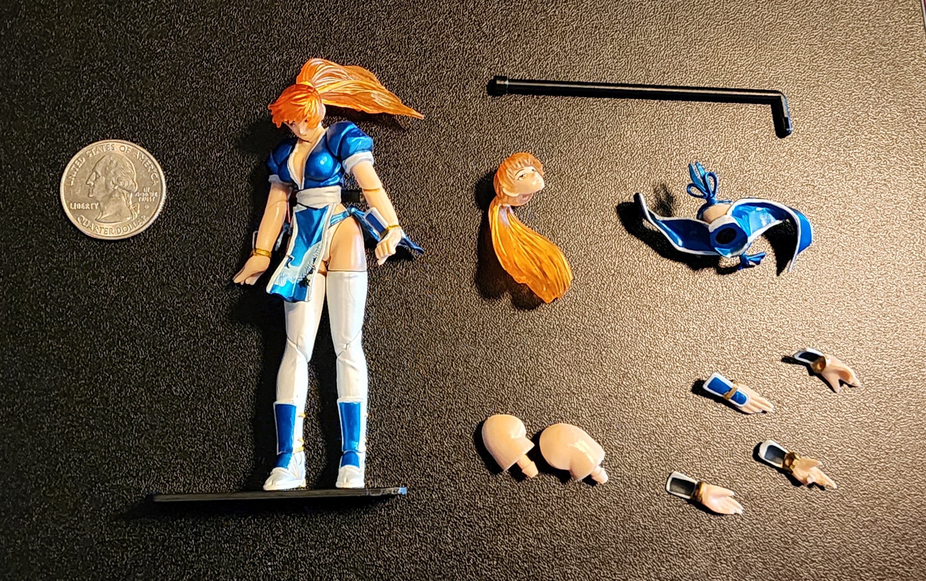 Kasumi (Blue Outfit) Dead or Alive Kaiyodo KT Figure