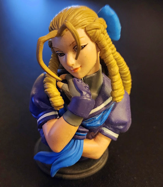 Karin Kanzaki Street Fighter Heroines Mini Bust Figure by FiguAx (Purple Version)