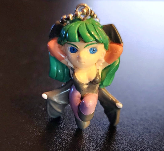 Morrigan Aensland Vampire Savior / Darkstalkers Vintage Keychain