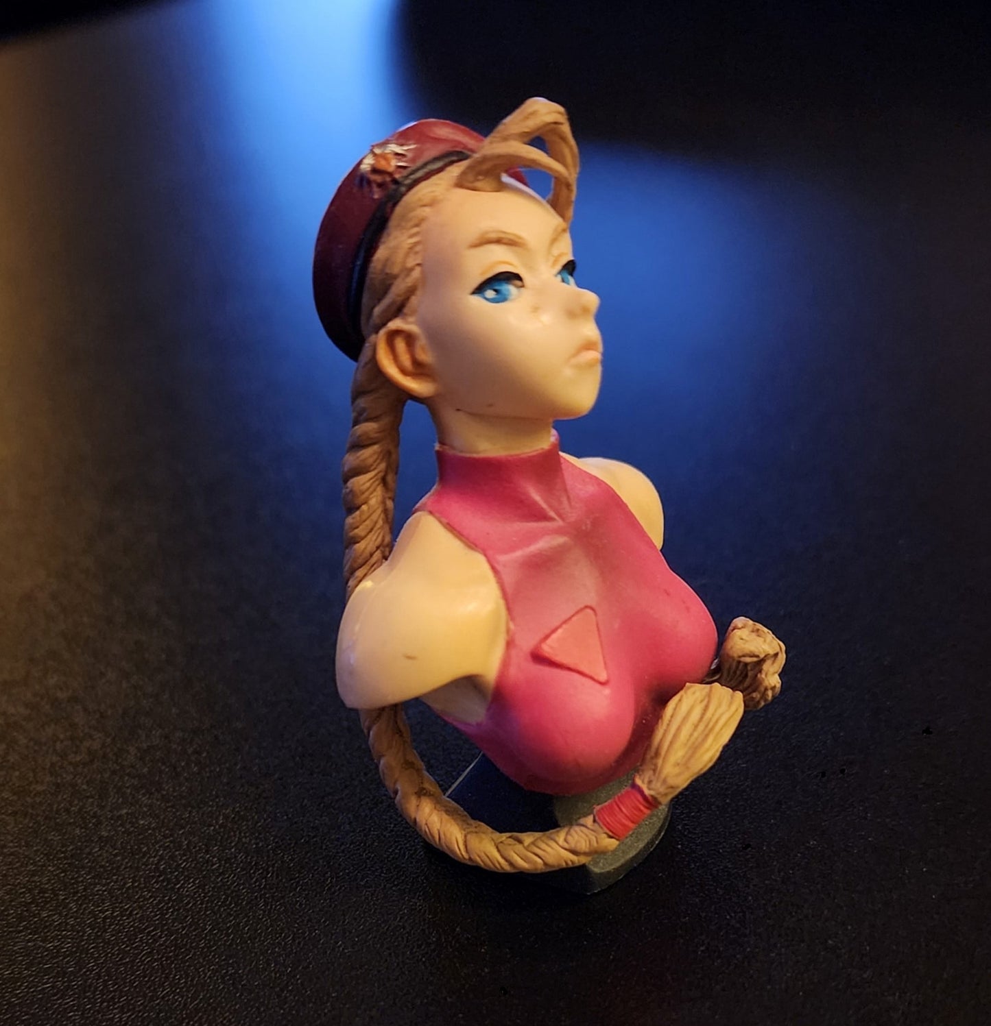 Cammy Street Fighter Heroines Mini Bust Figure by FiguAx (Pink Version)