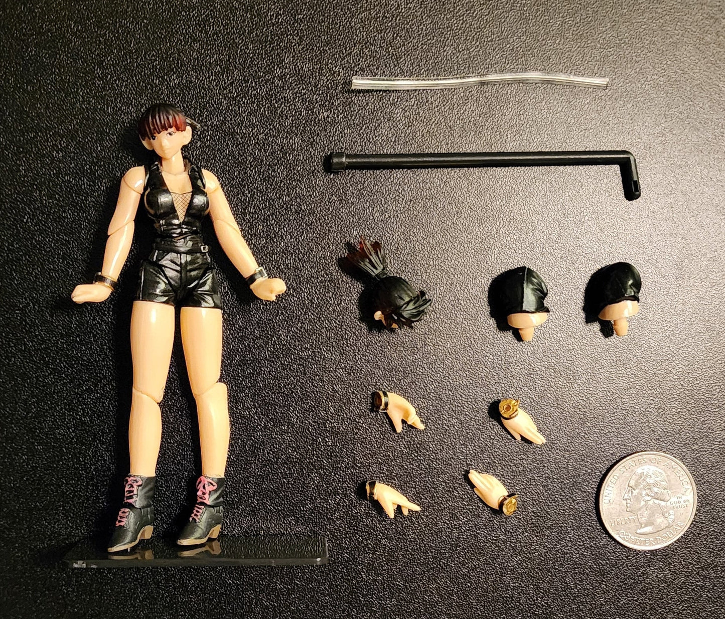 Lei Fang (Black Outfit) Dead or Alive Kaiyodo KT Figure Collection DX