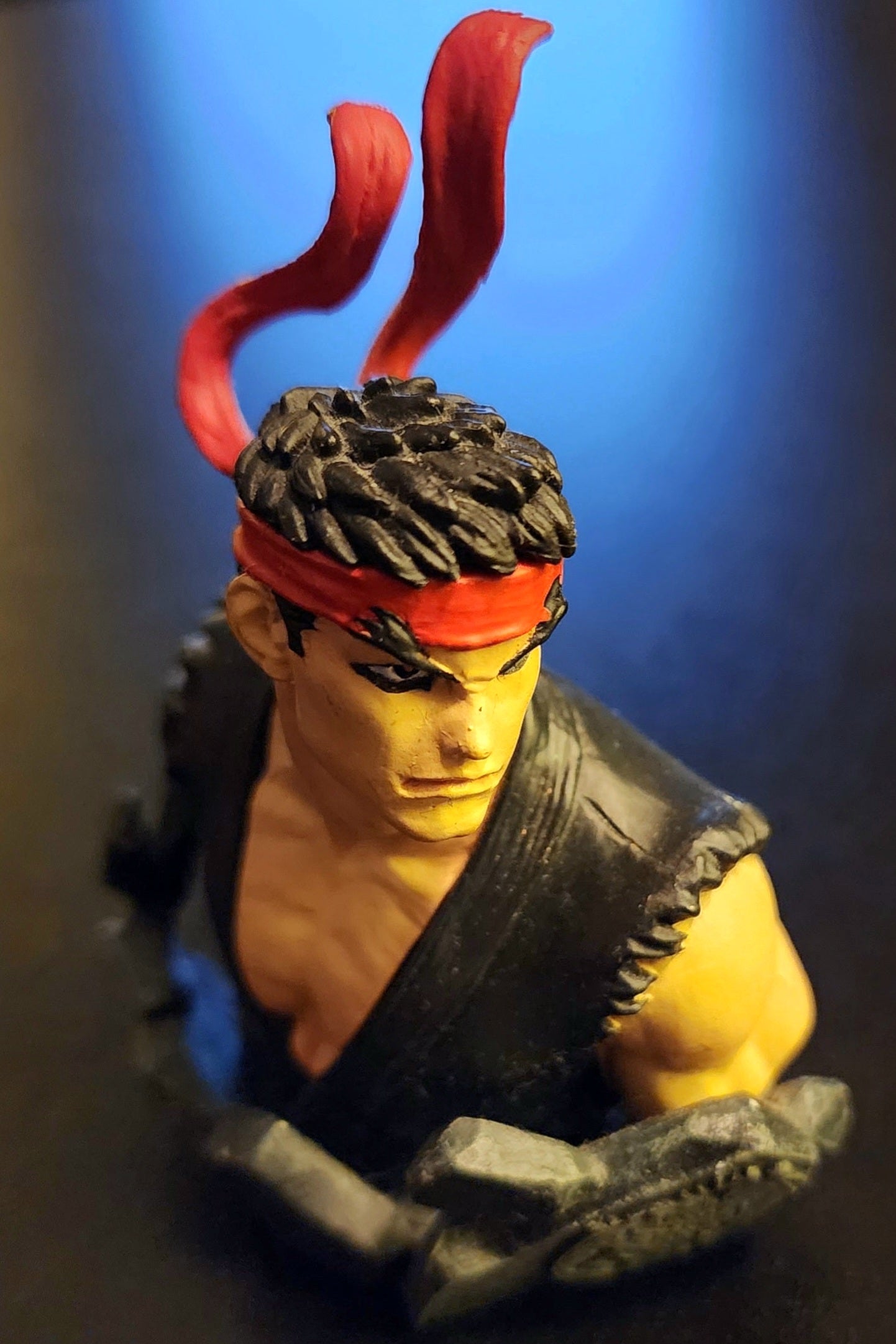 Ryu Street Fighter 15th Anniversary Mini Bust Figure (Black Version)