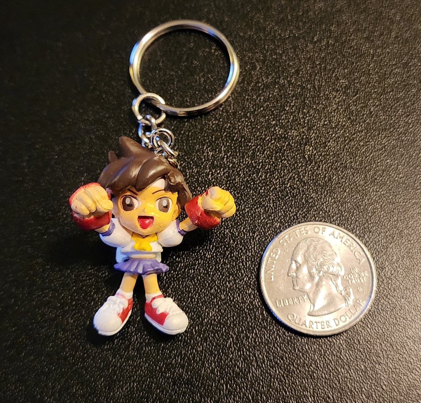 Sakura Kasugano "All Capcom Vs. All SNK" Banpresto Keychain Figure