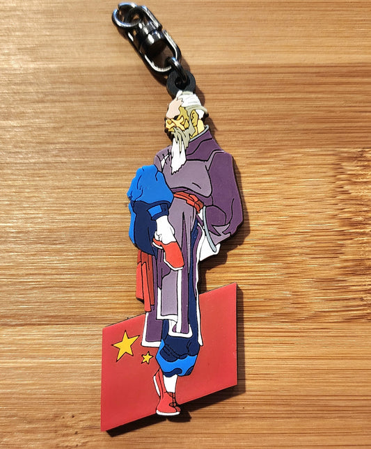 Gen Street Fighter Zero 2 / Alpha 2 Rubber Character Art Keychain