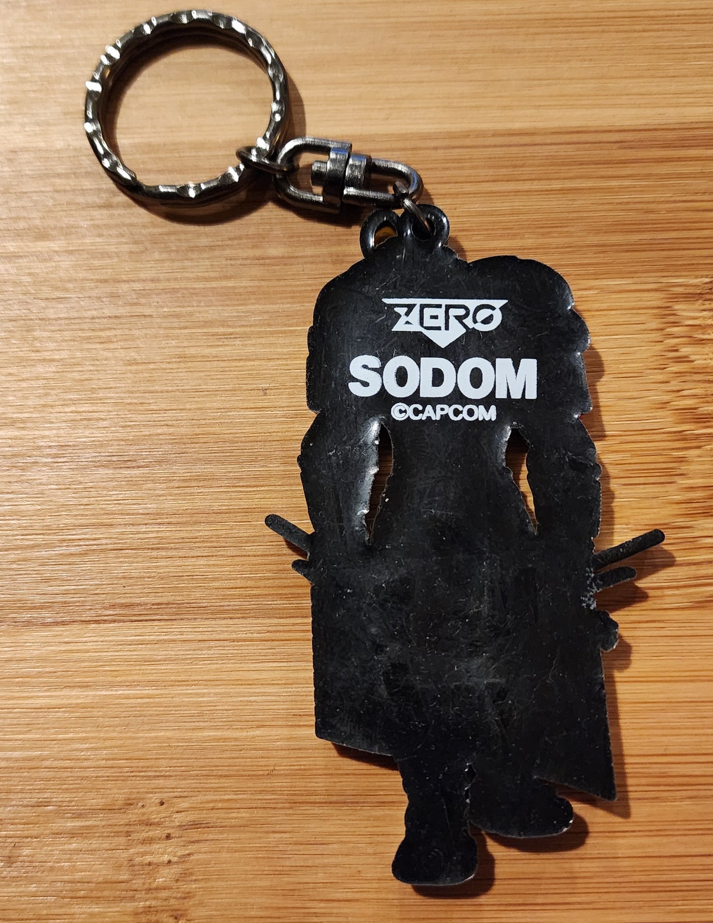 Sodom Street Fighter Zero / Alpha Rubber Character Art Keychain