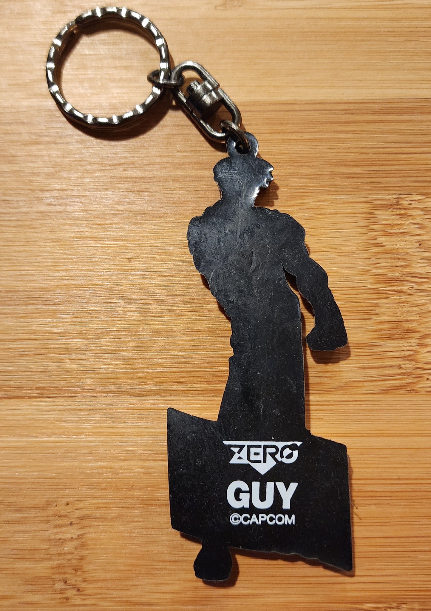 Guy Street Fighter Zero / Alpha Rubber Character Art Keychain