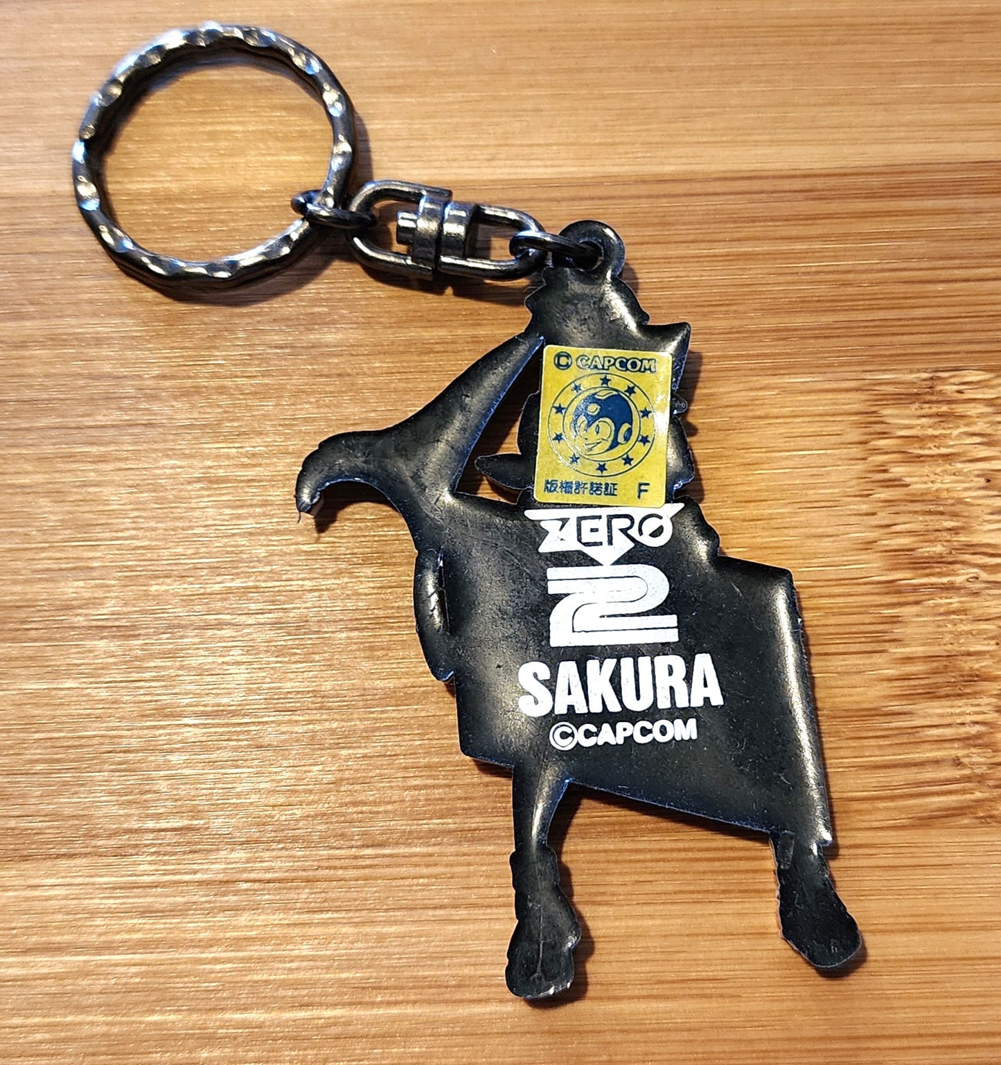 Sakura Street Fighter Zero 2 / Alpha 2 Rubber Character Art Keychain