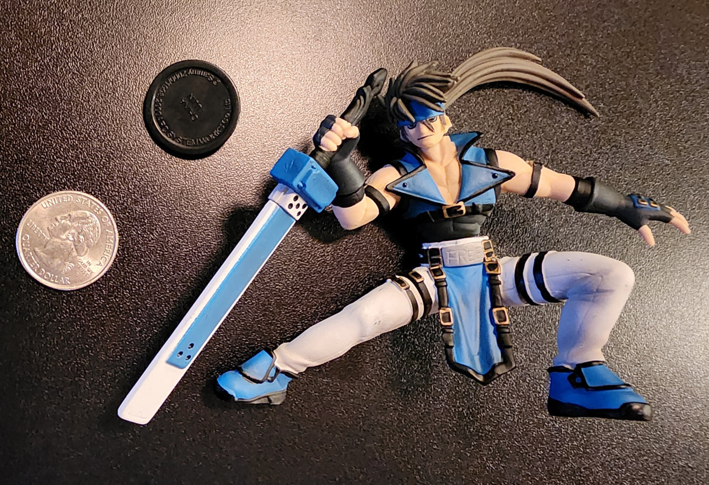 Sol Badguy Guilty Gear X SR Collection Gashapon Figure (Blue Version)