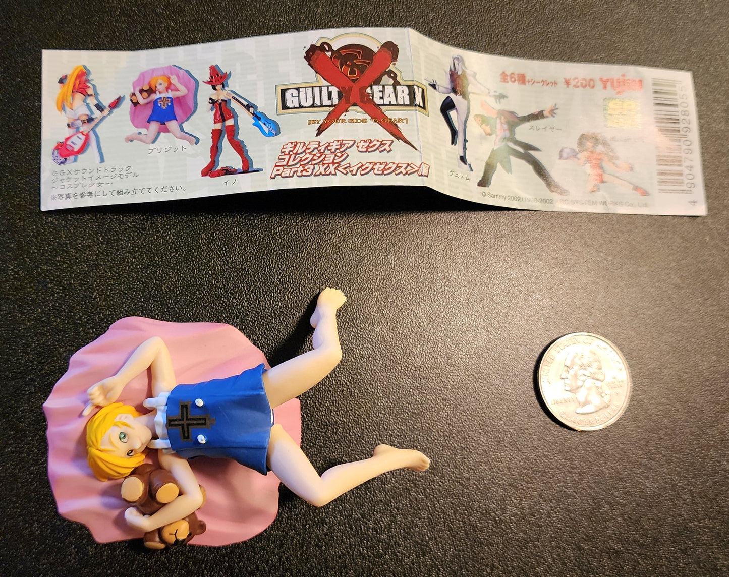 Bridget Guilty Gear XX Gashapon Figure with Teddy Bear