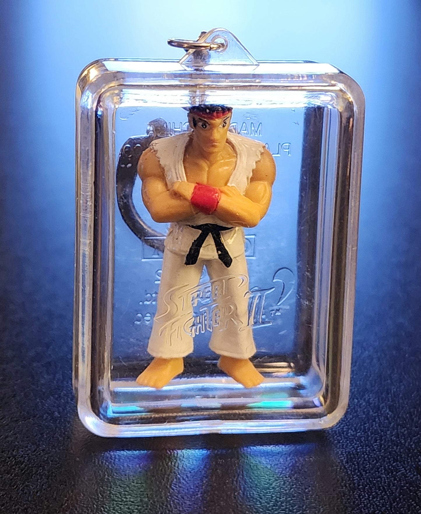 Ryu Street Fighter II Vintage Keychain Figurine by Placo Toys (1992)